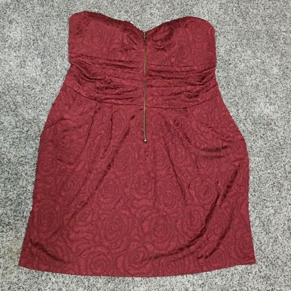 Maroon Party Dress